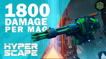 1800 DAMAGE PER MAG! THIS IS WHY Everyone Uses HEXFIRE | HYPER SCAPE SEASON 1 Hexfire Gun Stats