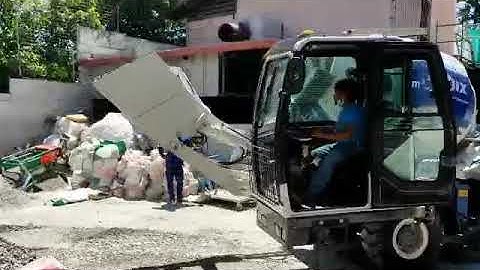 AS-1.8 self loading concrete mixer in Manila, Philippines