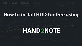 How to install poker HUD for free using Hand2Note