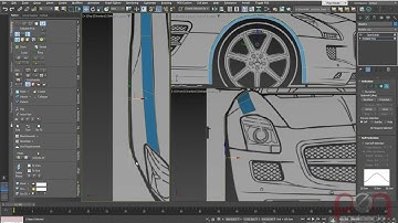 3DS Max Car Modeling Modeling 01