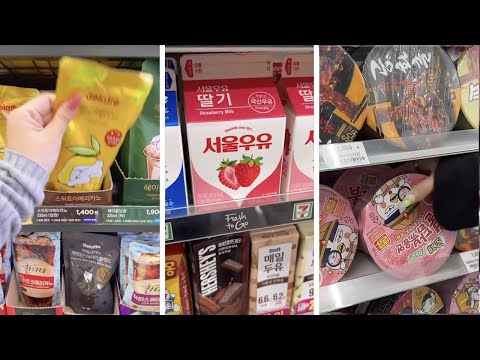 Korean Convenience Store | TikTok Compilation 🍜