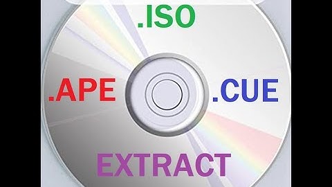 HOW TO OPEN EXTRACT RIP GET OUT MUSIC AUDIO FILES OUT OF FROM APE CUE ISO FORMAT CONTAINER TUTORIAL