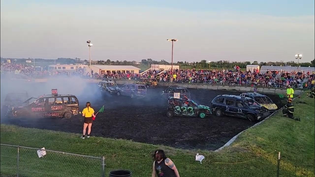 Blairstown Demo Derby Spring 2022 Minivans YouTube