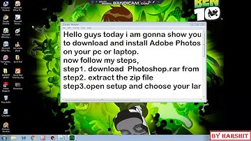 How to download and install Adobe Photoshop CS6 on your pc or laptop