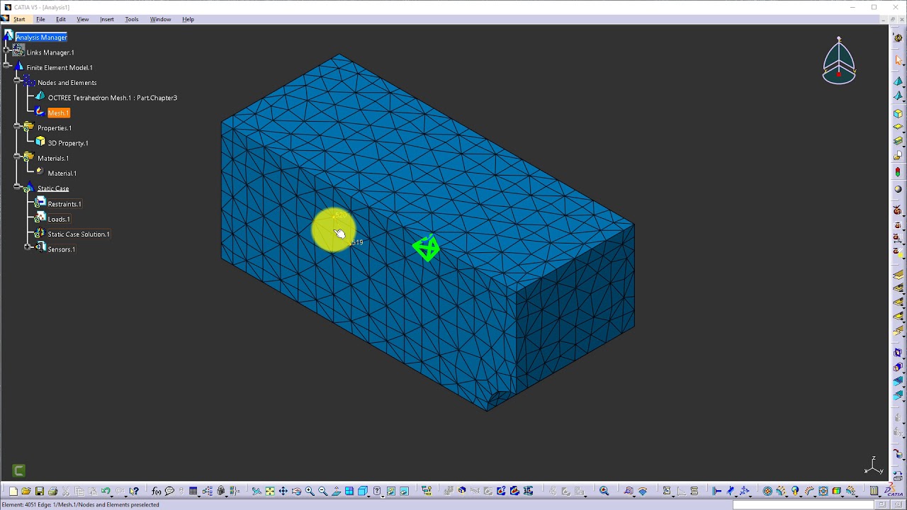 Fea Tutorial CATIA FEA Tutorial #03 - YouTube