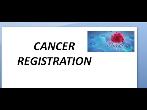 PSM 404 Cancer Registration Registries Registry Globocan India Store information Patient