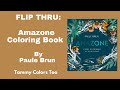 Flip thru amazone coloring book by paule brun