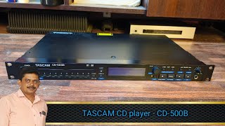 S O L D ) TASCAM professional CD player / Model: CD-500B - YouTube