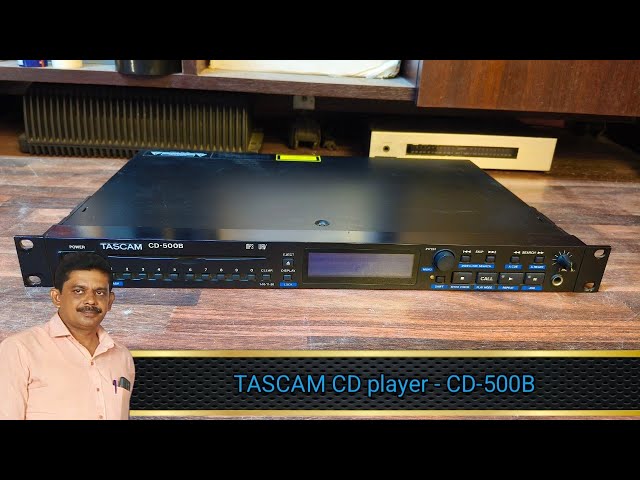 S O L D ) TASCAM professional CD player / Model: CD-500B - YouTube
