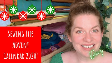 December 9th - Sewing Tip Advent Calendar