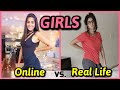 Girls : Online Vs. Real Life | Like App | Rickshawali