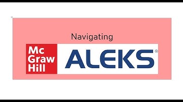 Navigating ALEKS