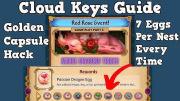 Merge Dragons •  Red Rose Event 2021 Cloud Key Guide ☆ Tips & Tricks ☆ Part 3