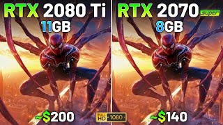 RTX 2080 Ti vs RTX 2070 SUPER in 2025 | Test in 12 Games | 1080p