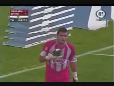 cruz azul vs chivas atajadas de liborio sanchez