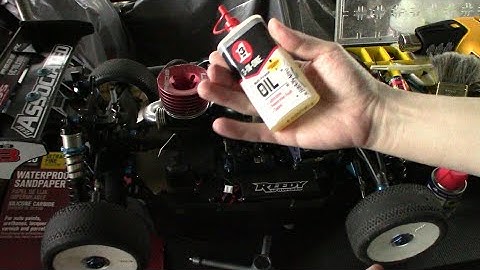 Caring For Your Nitro Engine / After Run Oil  (For R/C Nitro Newbies)