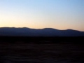 Mojave desert at dusk