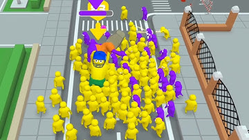 Crowd City (Gangs.io) World Record Map Control: 100.00% #52