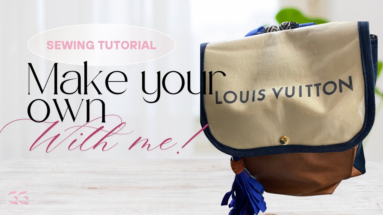 DIY How to make Face Mask with Designer Dust Bag (Louis Vuitton, Valentino,  YSL) 