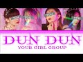 YOUR GIRL GROUP [4 MEMBERS VER.]-DUN DUN (ORIGINAL EVERGLOW) {COLOR CODED\HAN|ROM|ENG}