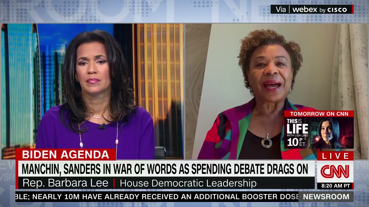 Rep. Barbara Lee Joins Frederika Whitfield on CNN - YouTube