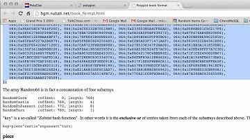 Programming A Chess Engine in C Part 89 - Polyglot Opening Book #1