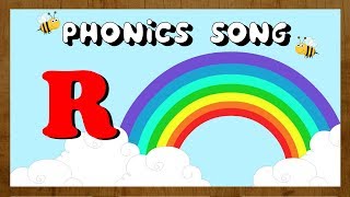 Phonics Song for Children | Learn the letter R | Alphabet Song | R for Rainbow