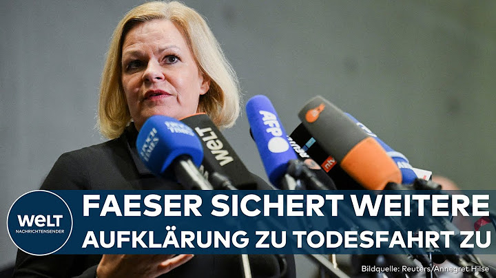 ANSCHLAG IN MAGDEBURG: "Hier wird jeder Stein umgedreht!" Nancy Faeser zum Stand der Aufarbeitung