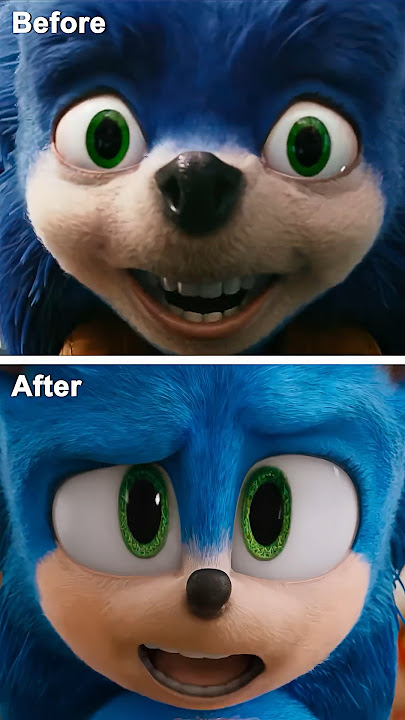 How Fans Saved Ugly Sonic the Hedgehog #sonic #cgl #vfx