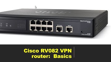 Cisco RV082 VPN Router:  Demarcation, Overview of logical components of a SOHO router