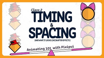 Animation 101:  Timing and Spacing in After Effects with Pixipui