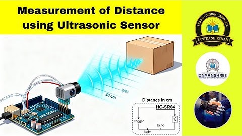 Measurement of Distance using Ultrasonic Sensor and Arduino Uno #roboticsclub #dnyanshreeinstitute