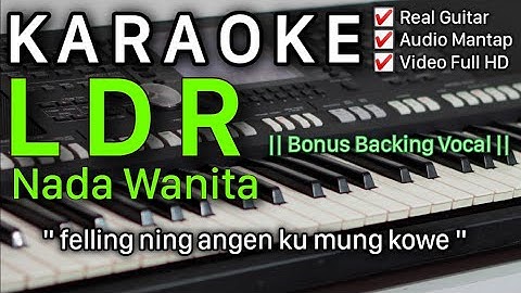DENNY CAKNAN - "Langgeng Dayaning Rasa" LDR Karaoke Nada Cewek