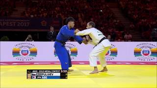 ►Final -66kg: PULIAEV, Mikhail RUS vs ABE, Hifumi JPN - World Judo Championships 2017
