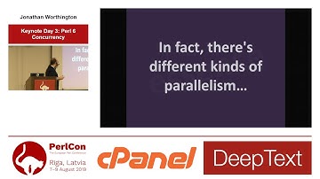 Jonathan Worthington. Keynote: Perl 6 Concurrency