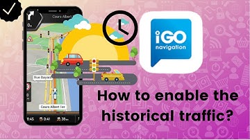 How to enable the historical traffic function in IGO Navigation?