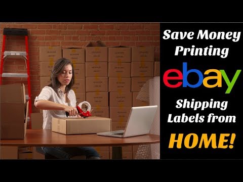 How To Print An Ebay Shipping Label From Home And Save Money Youtube - how to print an ebay shipping label from home and save money