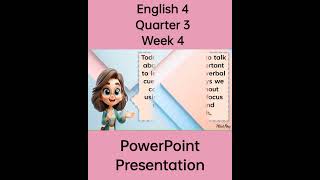 English 4 Matatag Curriculum PowerPoint Presentation Quarter 3 Week 4 #grade4matatag #grade4 #ppt