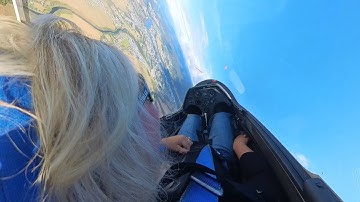 First time in glider at ENHS Hokksund airport. Acrobatics pulling 5G