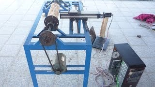 CNC wood lathe using Arduino and image processing