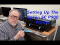 Epson P900 set up