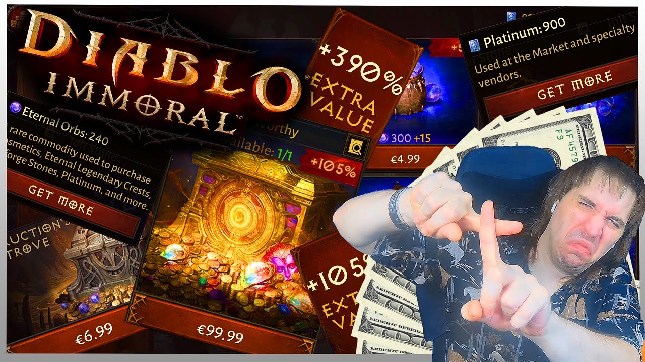 Diablo Immortal is Microtransaction Heaven - DO YOU GUYS NOT HAVE WALLETS?