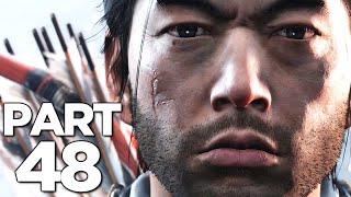 GHOST OF TSUSHIMA Walkthrough Gameplay Part 48 - CASTLE SHIMURA (PS4 PRO)