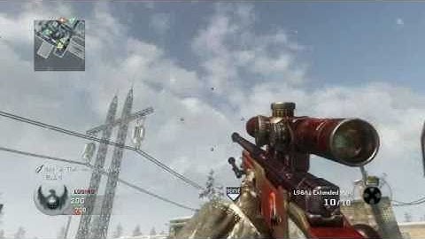 Call of Duty Black Ops: Amazing Tomahawk throw on Grid