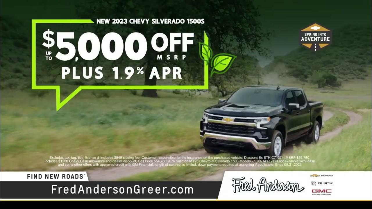 Fred Anderson Chevrolet Buick Gmc Greer Vehicles