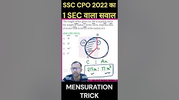 CIRCLE का शानदार सवाल #quantwalemanusir #mathstricks  #shorts #ssccpo2022 #ssccglmains #circle