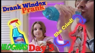 Hunter Hill: Drinking Windex Prank on Piper Rockelle (She Cried)