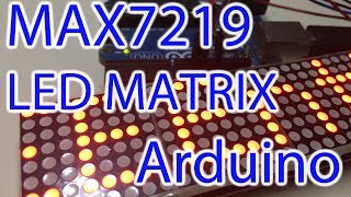 Arduino Tutorial #21  MAX7219 LED Matrix Display Walkthrough & Test Code  Scrolling Text Code