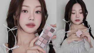 🎀몽환..발레코어..청순..데일리 메이크업🎀 (feat.삐아 리본에디션 신상으로 겟레디)