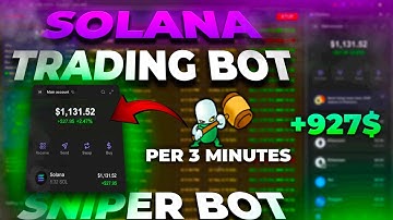 NEW Solana Sniper BOT for Trading Memecoins Launched on PumpFun | Auto Trade Bot Setup Tutorial